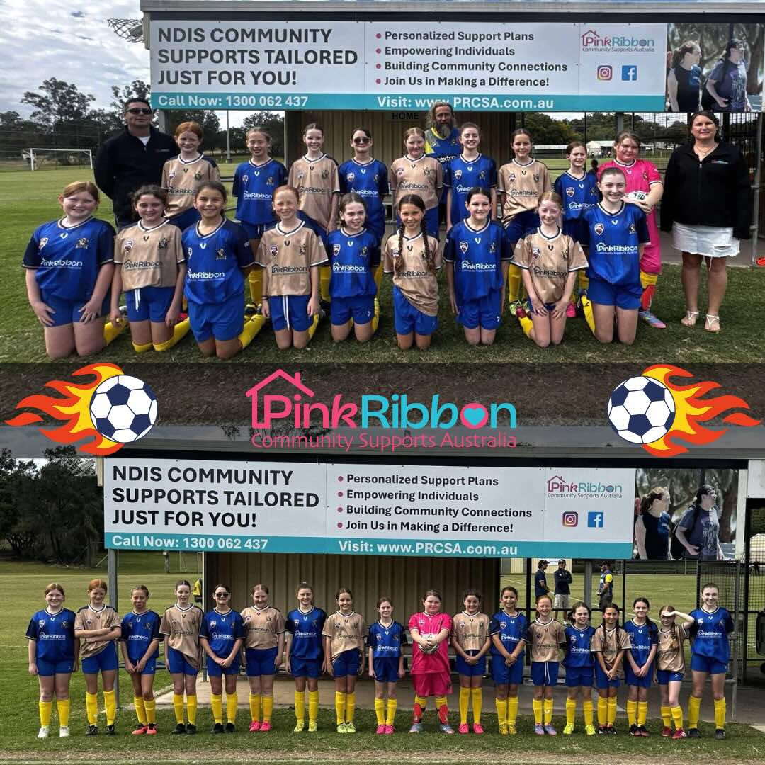 Backing Local Legends On and Off the Field Pink Ribbon Sponsors Gympie United FC Girls Teams Gympie United FC Girls Teams - under 10s and Under 11s - sponsored by Pink Ribbon Community Supports Australia