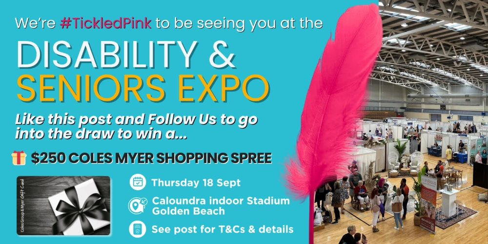 We’re Tickled Pink for the Sunshine Coast Disability & Seniors Expo 2025